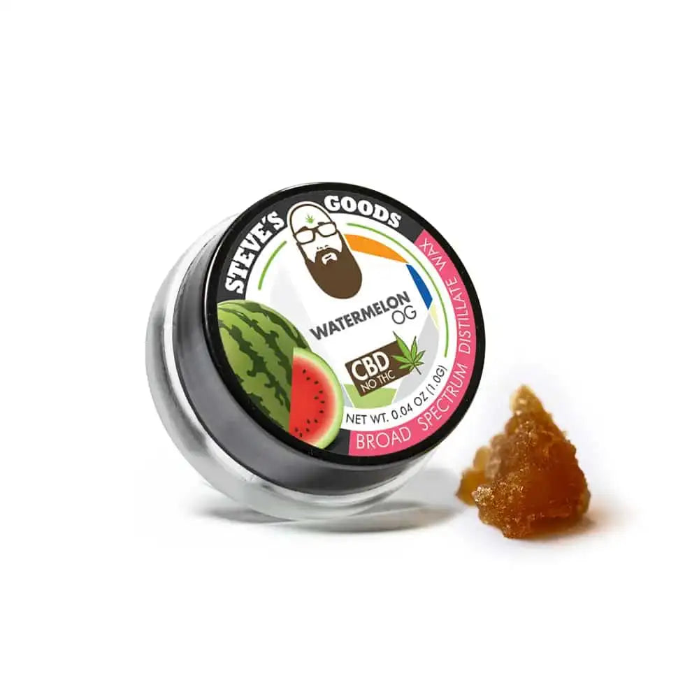 Watermelon OG CBD Wax Fine Hemp Concentrate Endo Labs