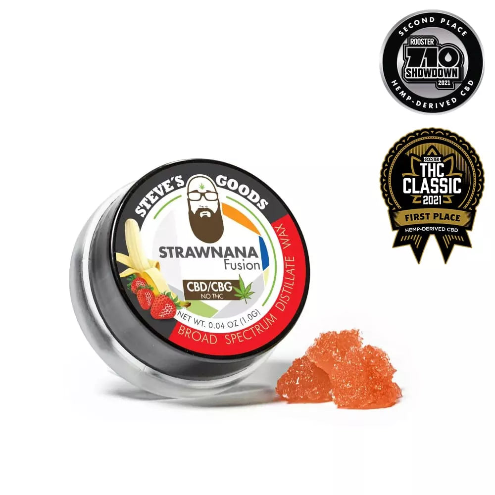 StrawNana CBD Wax | Fine Hemp Concentrate