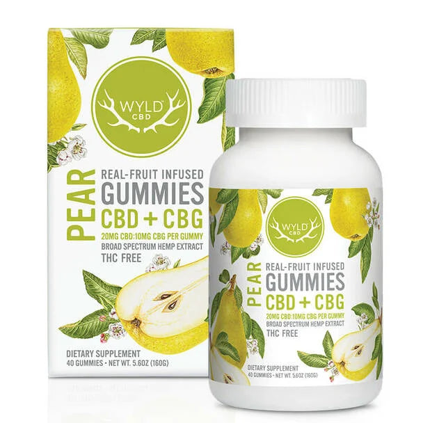 WYLD CBD Pear Gummies