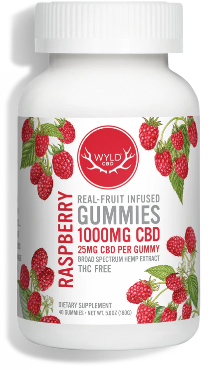 WYLD CBD Raspberry Gummies